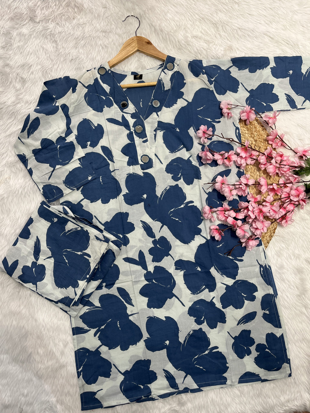 Sevara | Cotton Kurta Set