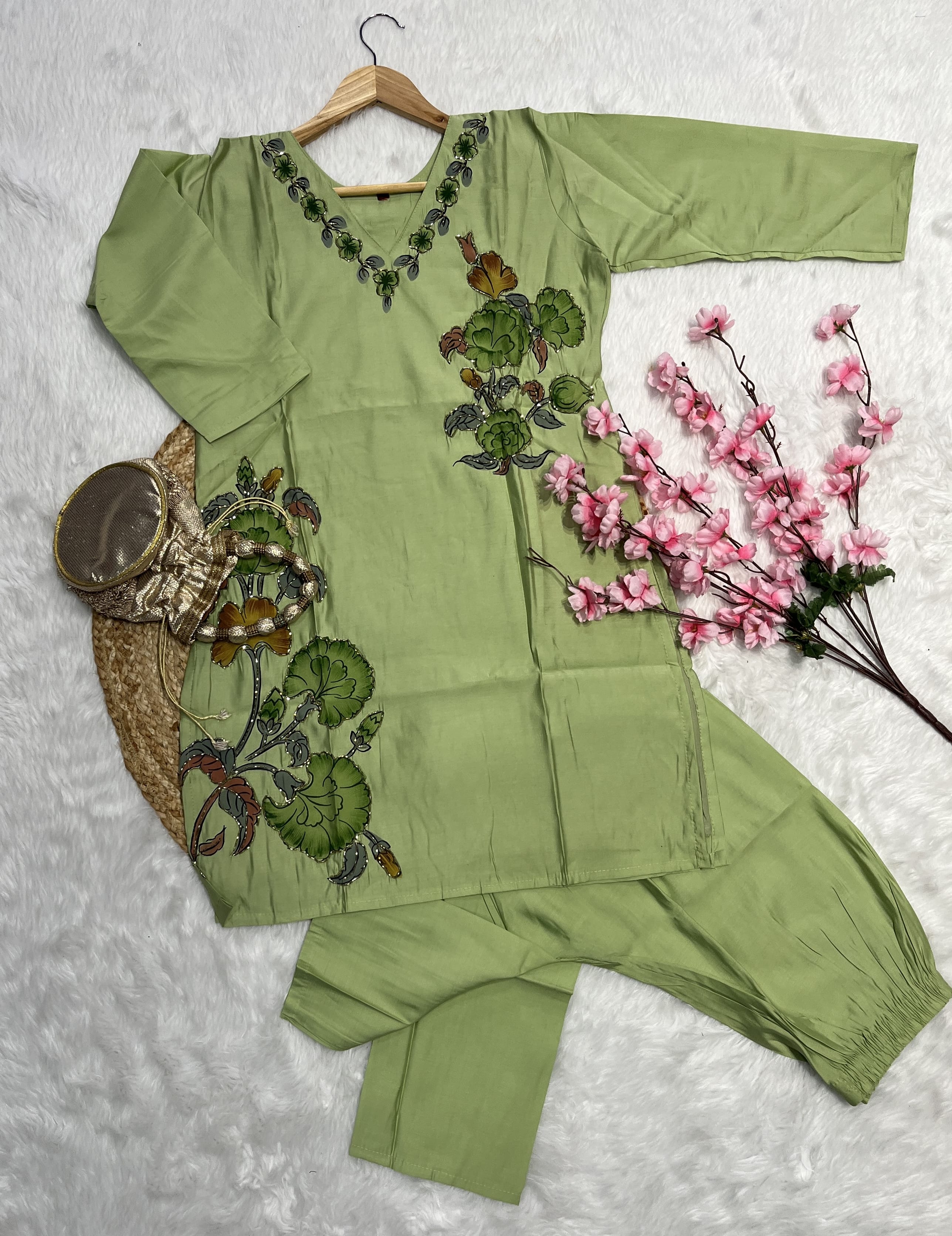 Rivara | Chanderi Co-ord Set