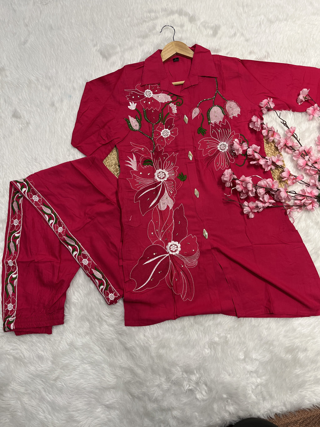Tivara | Rayon Co-ord Set