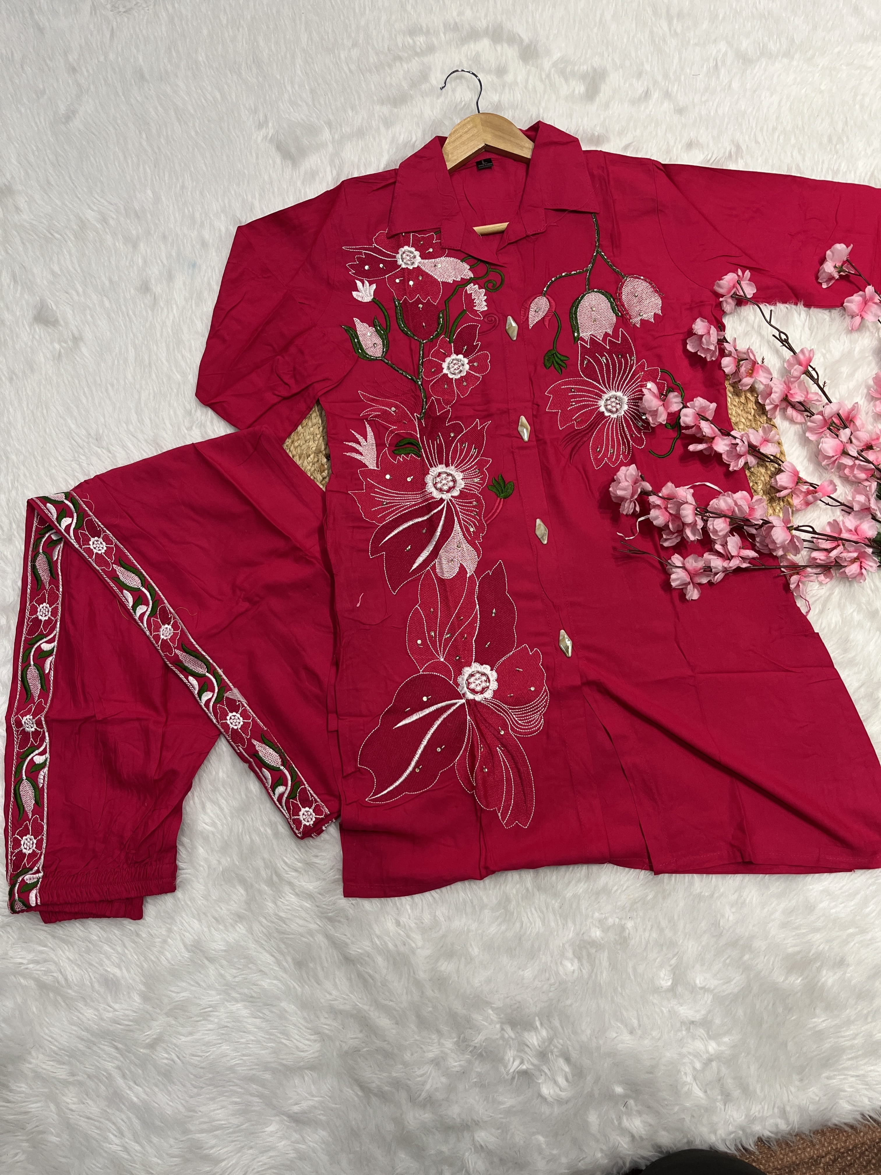 Tivara | Rayon Co-ord Set