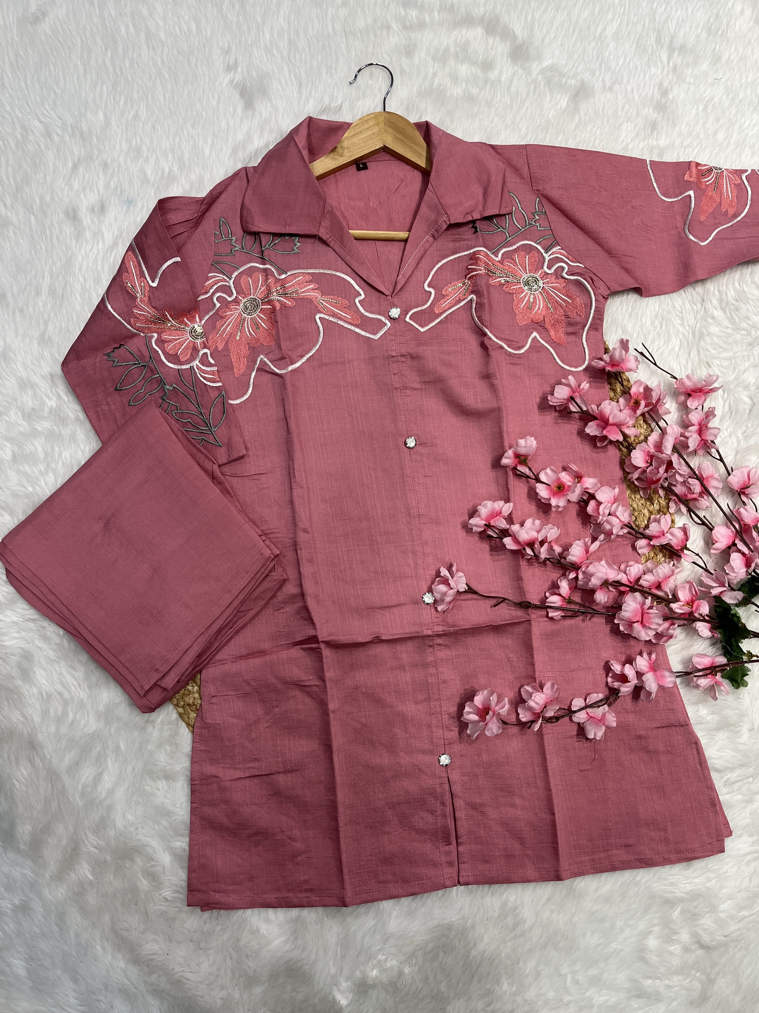 Uvara | Chanderi Co-ord Set