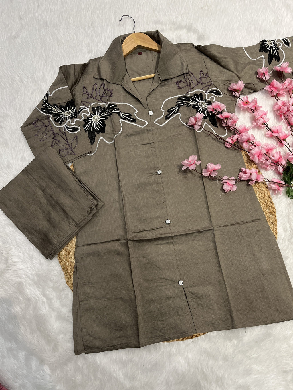 Uvara | Chanderi Co-ord Set