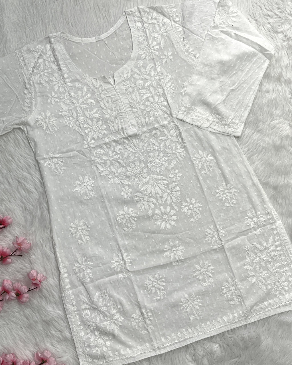 Pereva | Dobby Cotton Short Kurti