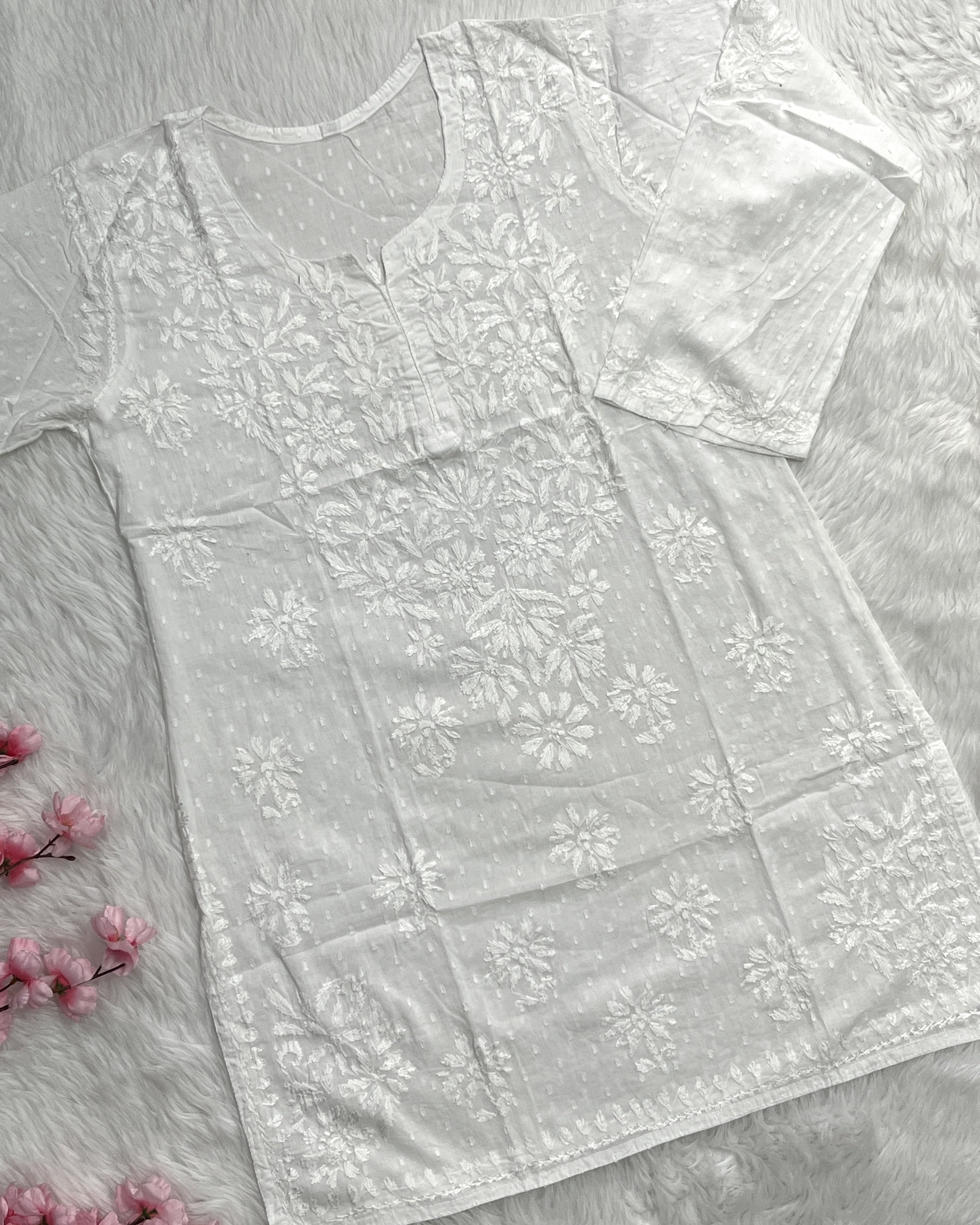 Pereva | Dobby Cotton Short Kurti