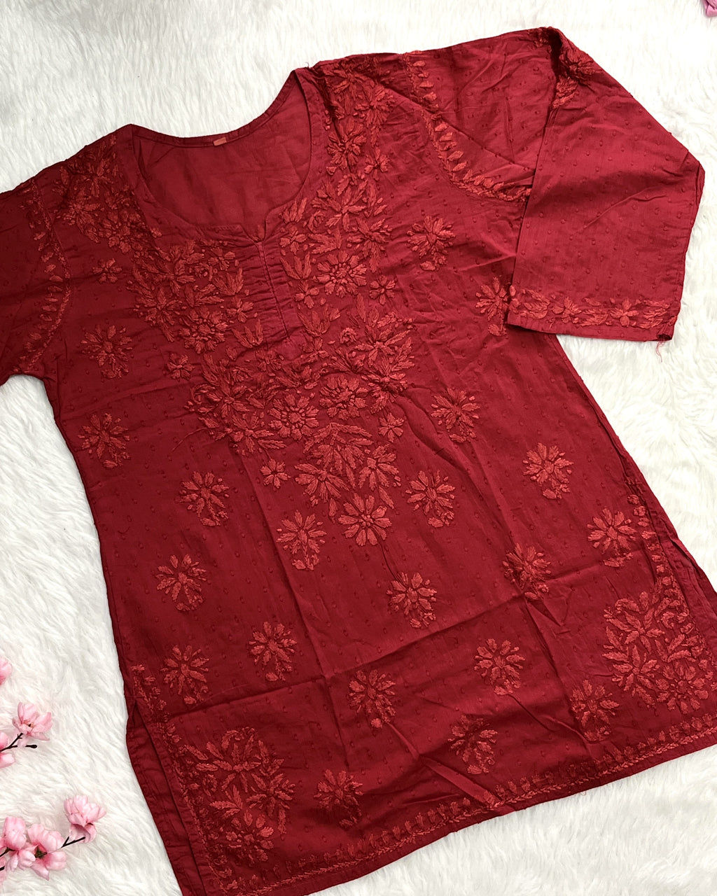 Pereva | Dobby Cotton Short Kurti