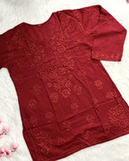 Pereva | Dobby Cotton Short Kurti