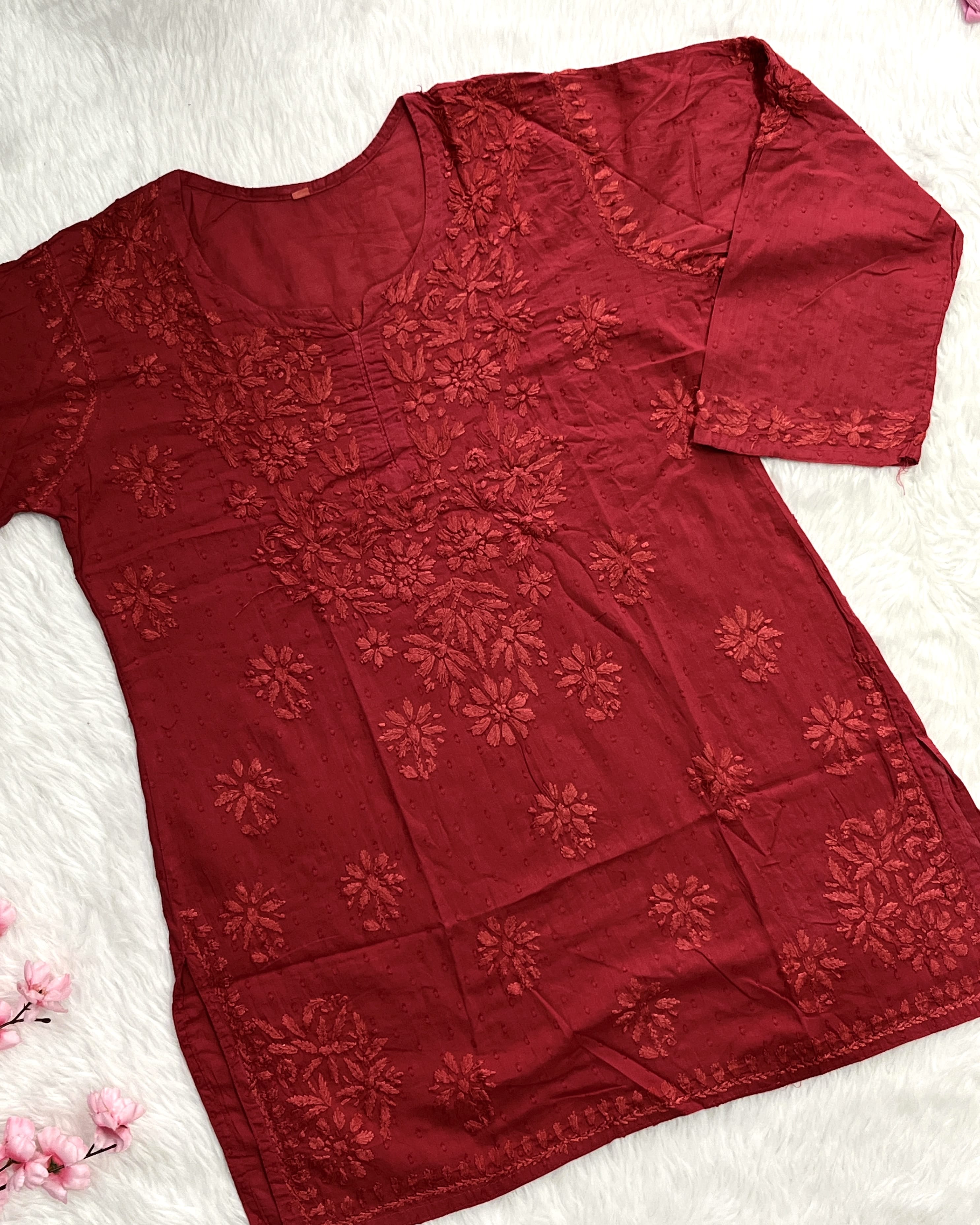 Pereva | Dobby Cotton Short Kurti