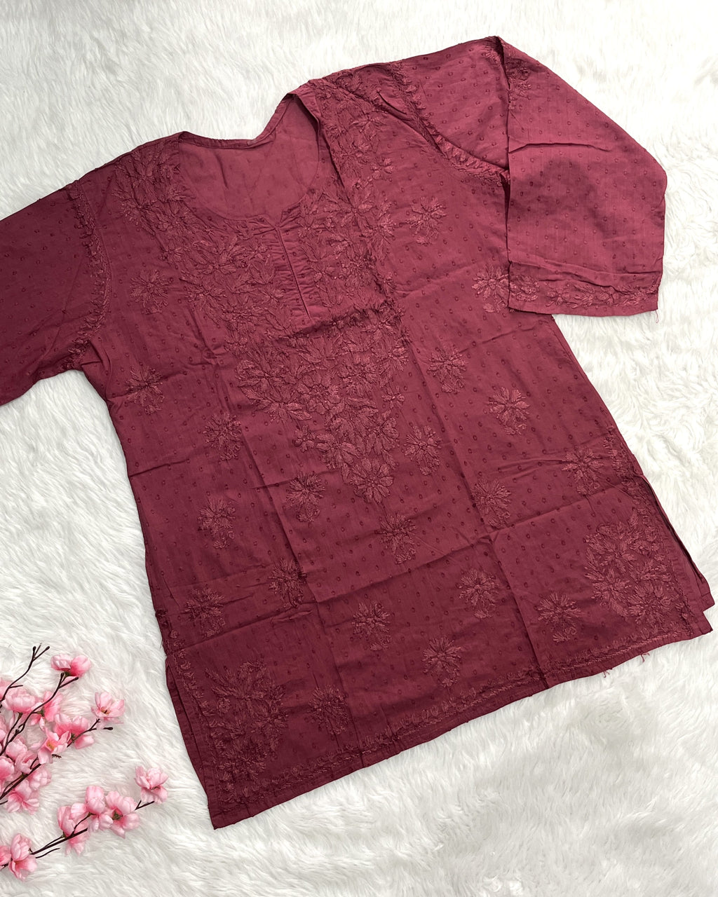 Pereva | Dobby Cotton Short Kurti
