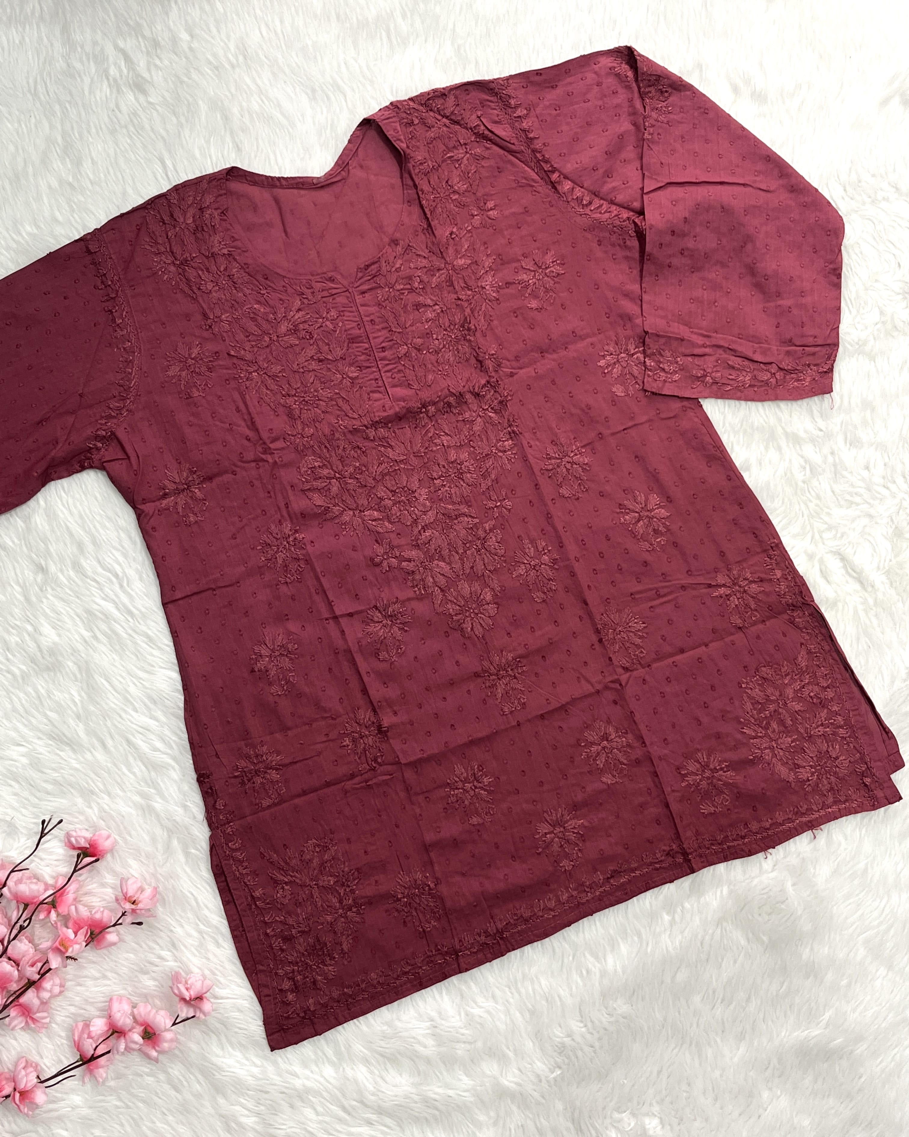 Pereva | Dobby Cotton Short Kurti