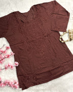 Pereva | Dobby Cotton Short Kurti