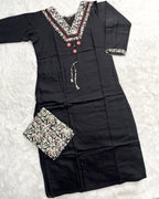 Zerina | Chanderi Kurta Pant Set