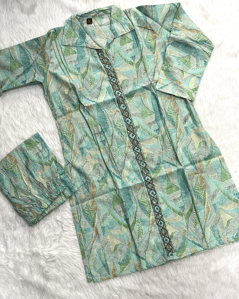 Naira | Chanderi Co-ord Set