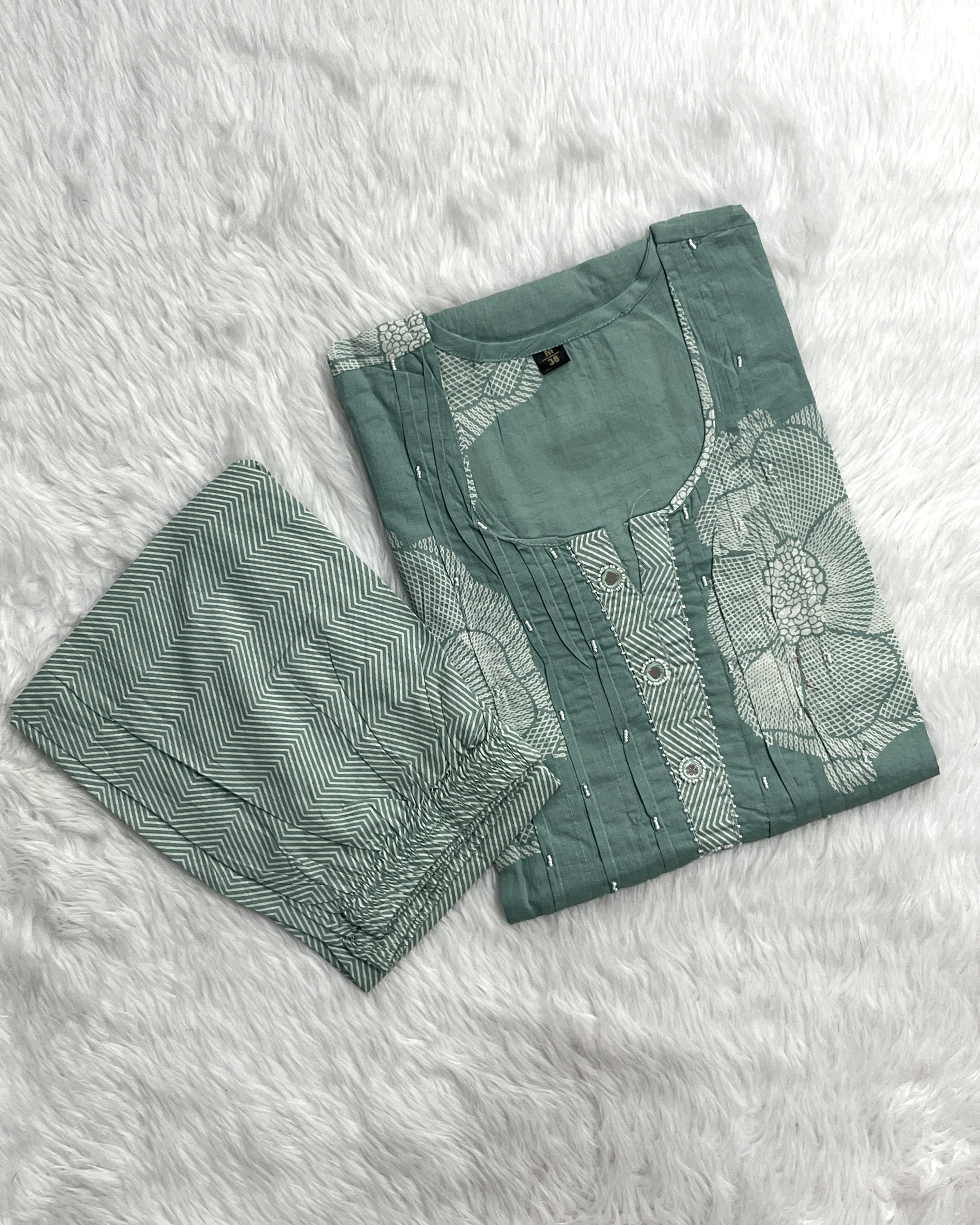 Rezina | Cotton Pant Set