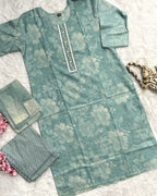 Zaraya | Rayon Kurta Pant Set