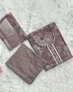 Zaraya | Rayon Kurta Pant Set