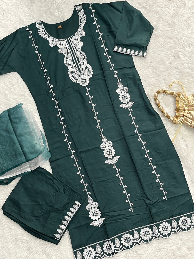 Zephyr | Rayon Kurta Pant Set