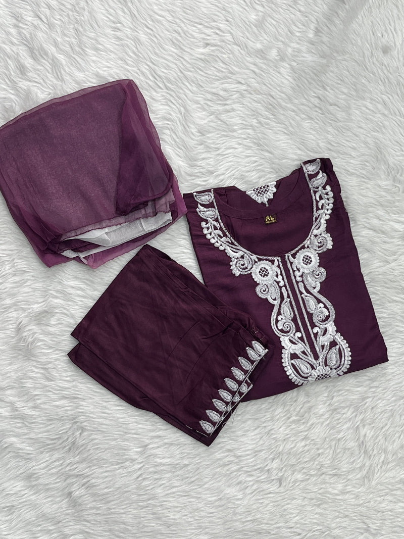 Nevara | Rayon Kurta Pant Set