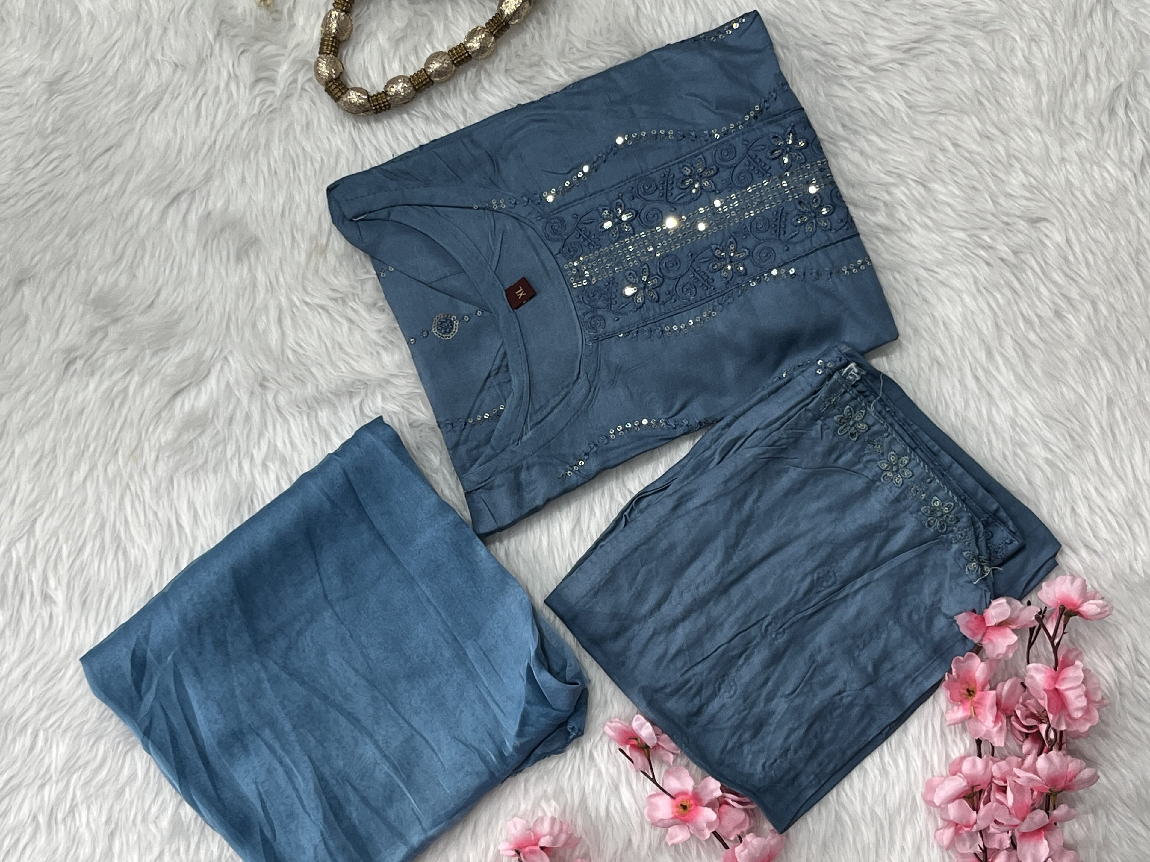 Selara | Rayon Kurta Pant Set