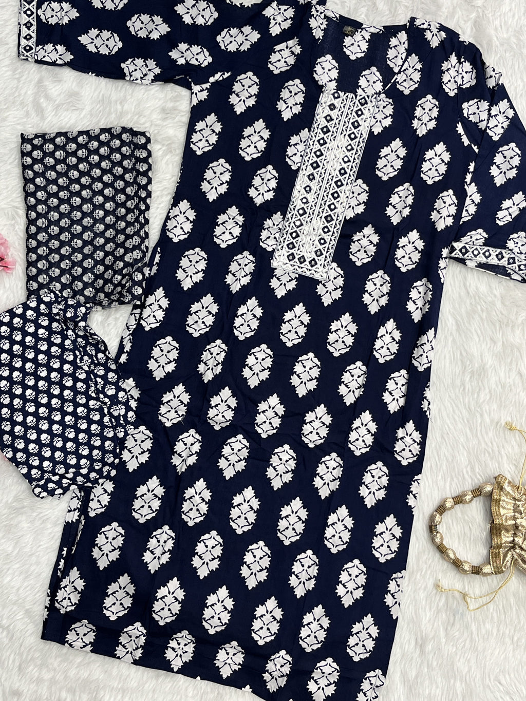 Valeria | Chanderi Kurta Pant Set