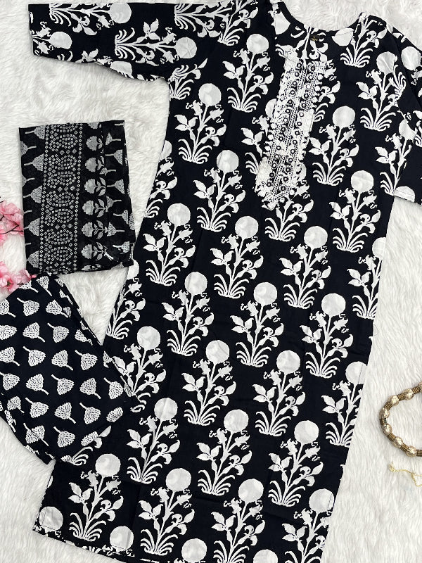 Nalini | Rayon Kurta Pant Set