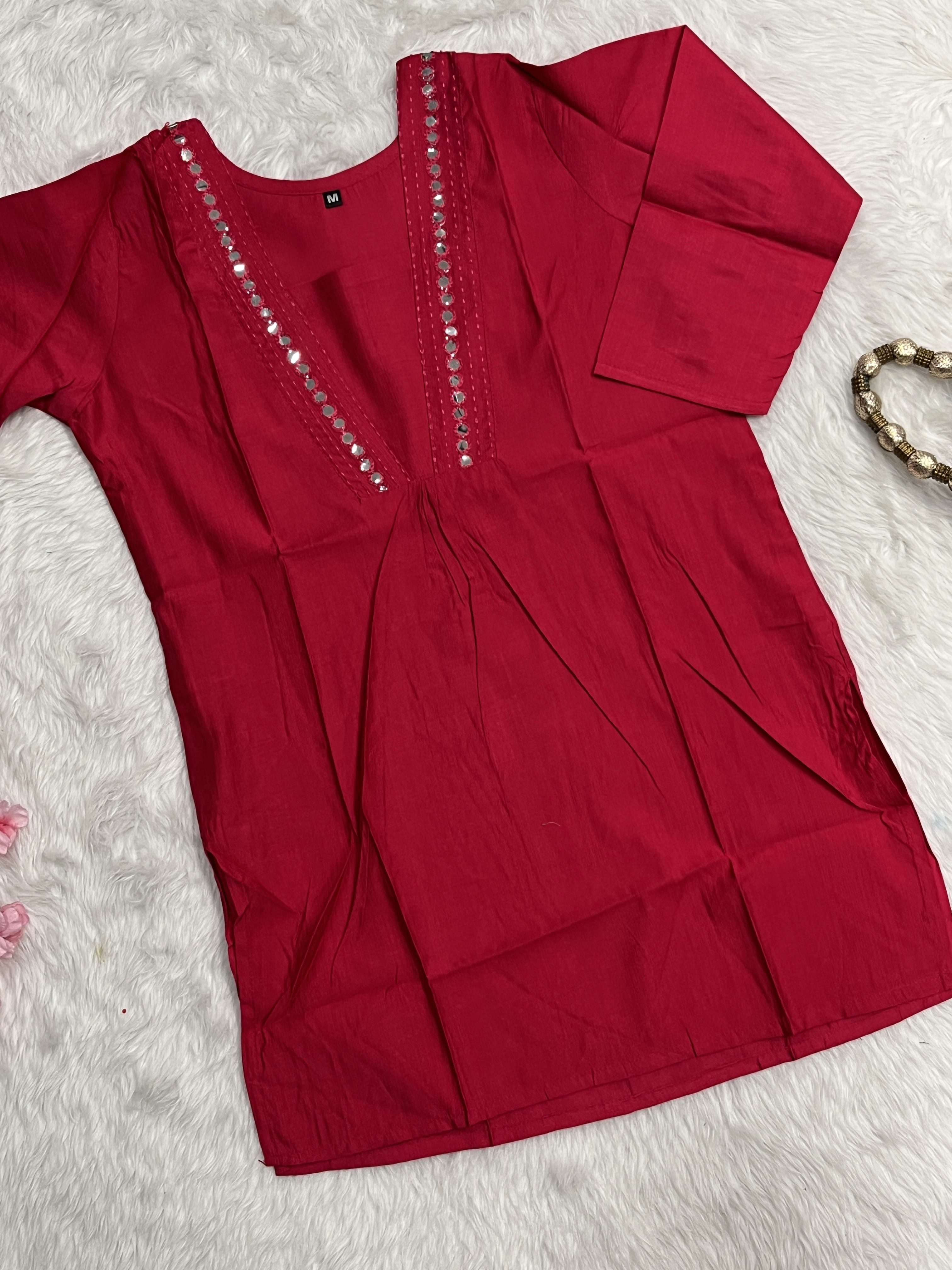 Velara | Cotton Short Kurti