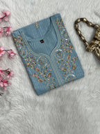 Zara | Chanderi Long Kurti