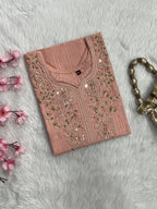 Zara | Chanderi Long Kurti