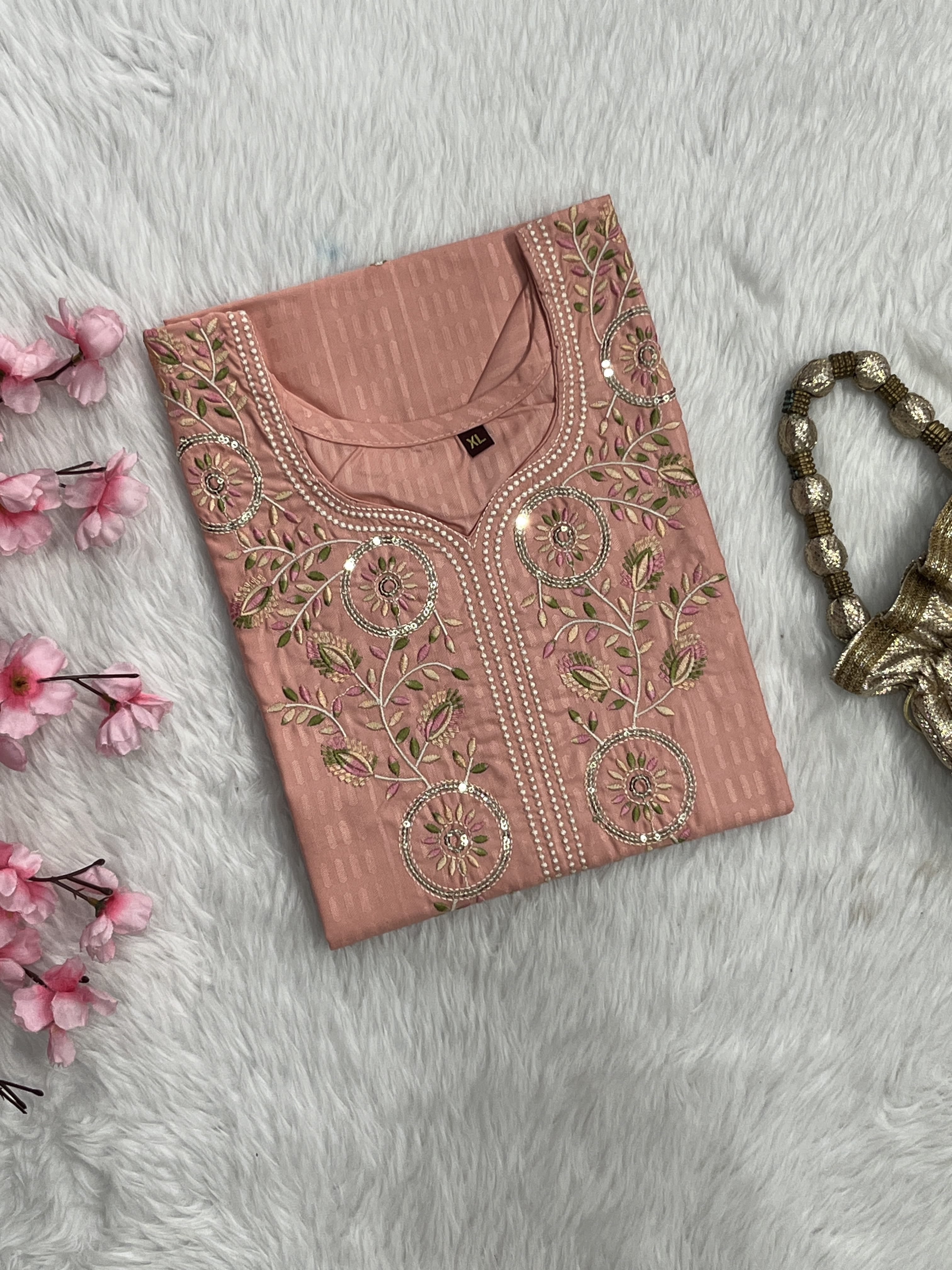 Zara | Chanderi Long Kurti