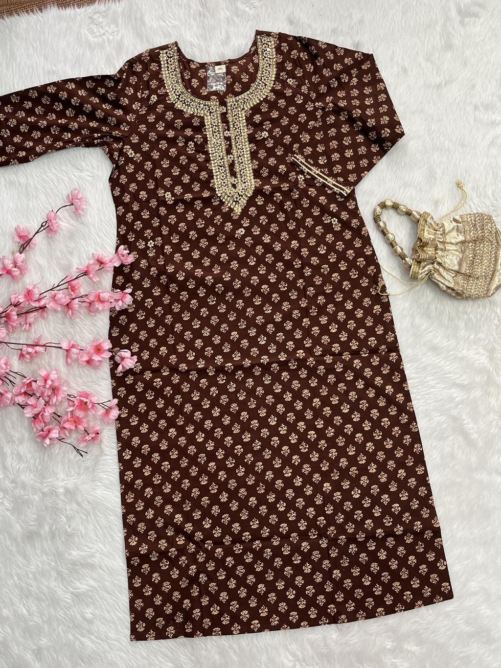 Serena | Chanderi Long Kurti
