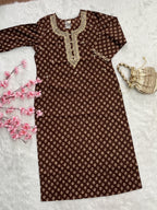 Serena | Chanderi Long Kurti