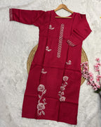 Zaynah | Chanderi Long Kurti