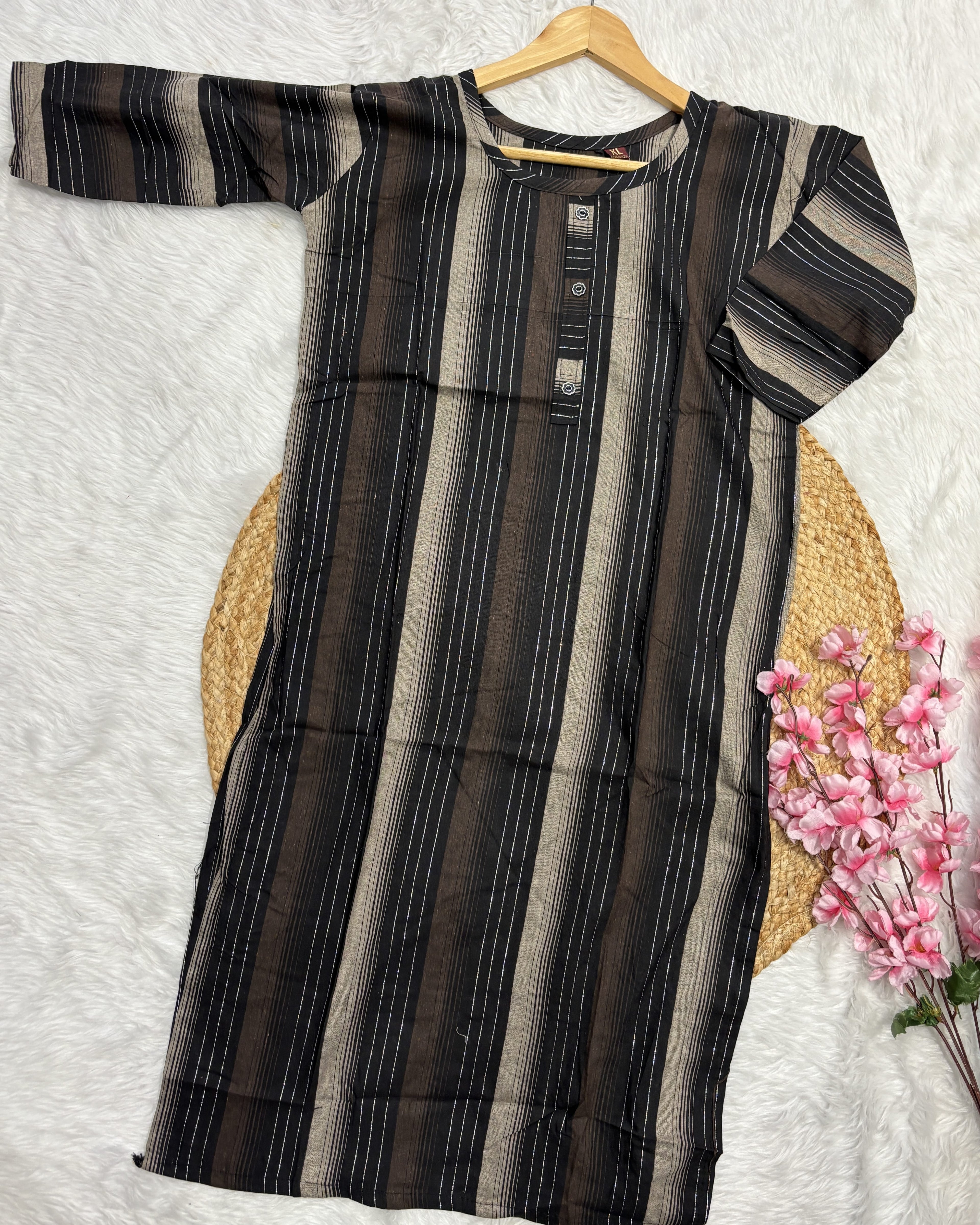 Sielva | Cotton Long Kurti