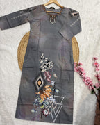 Seraphina | Chanderi Long Kurti