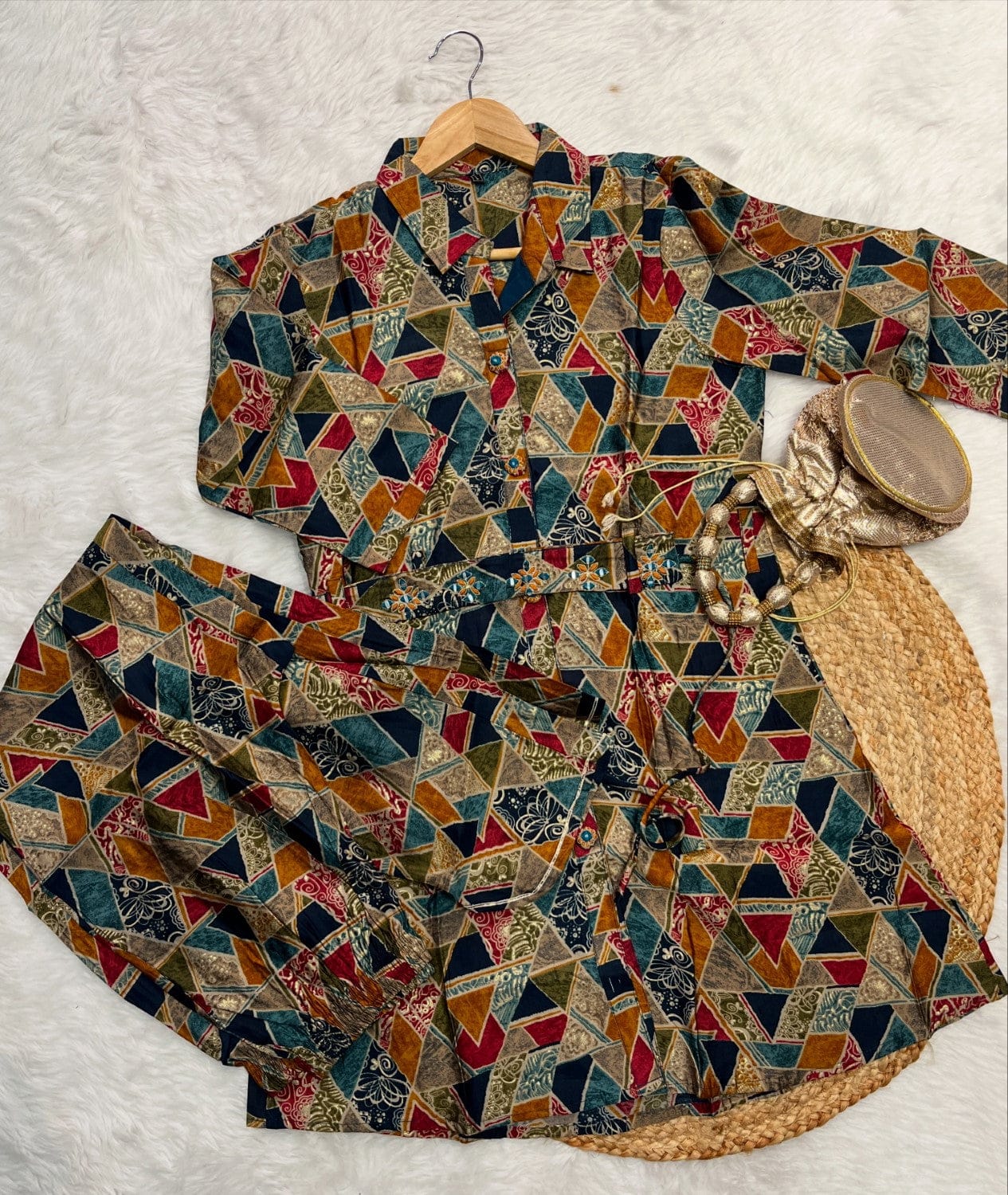 Pivara | Rayon Co-ord Set