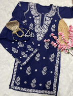Tahaani | Chikankari Kurti with Palazzo