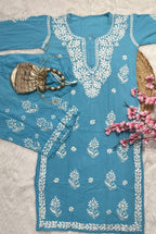 Tahaani | Chikankari Kurti with Palazzo