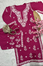Tahaani | Chikankari Kurti with Palazzo
