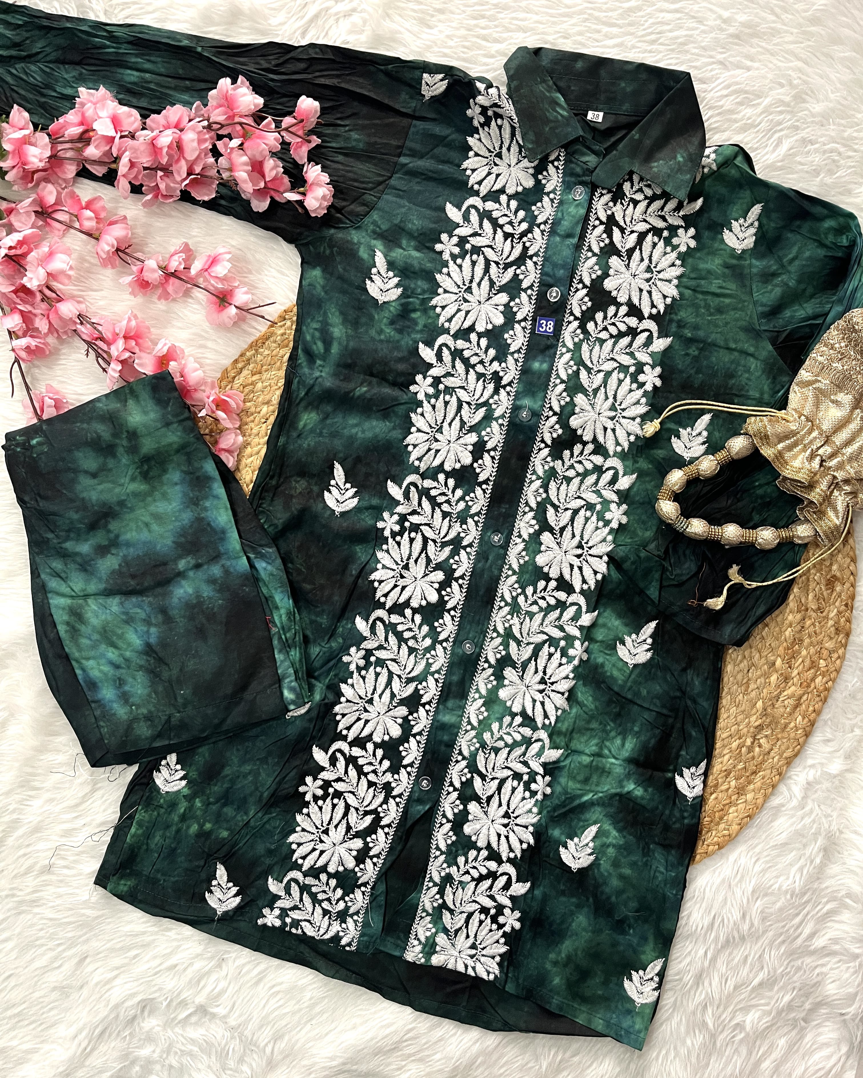 Tahaa | Rayon Tie Dye Co-ord Set