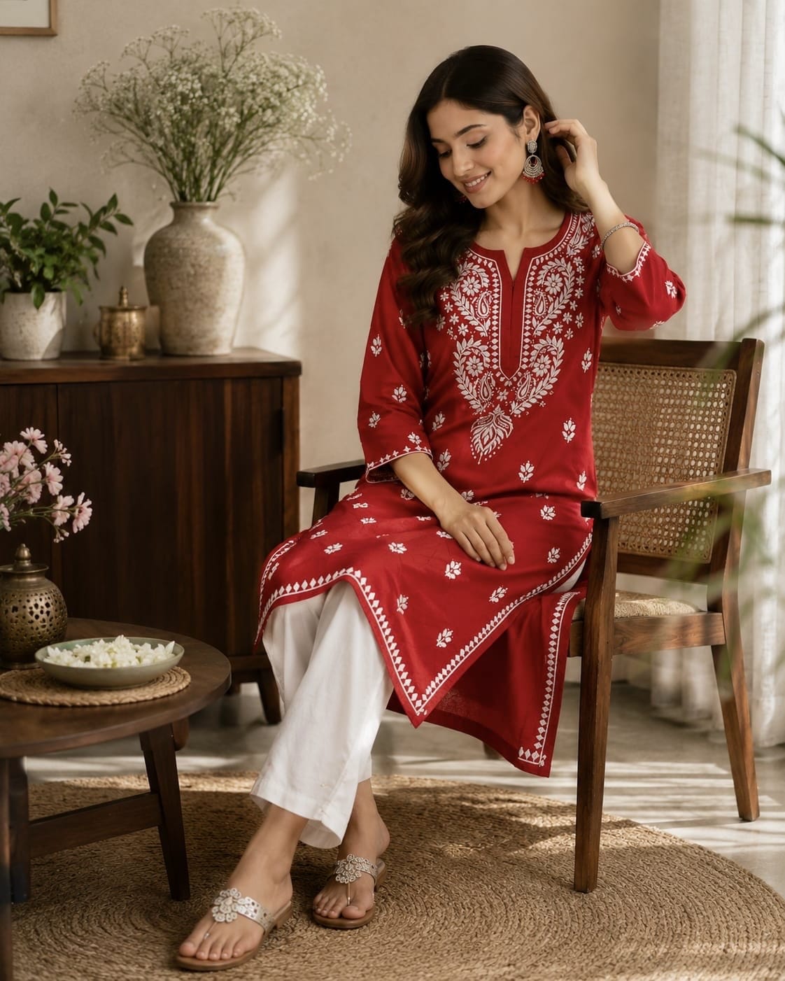Zivela | Cotton Long Kurti