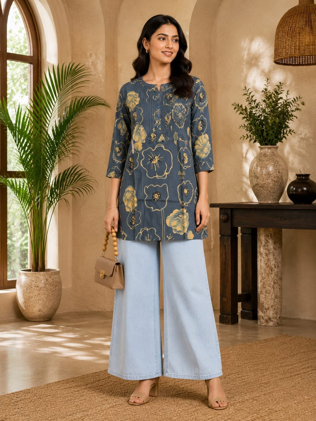 Zariah | Cotton Short Kurti