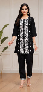 Qivara | Chanderi Co-ord Set