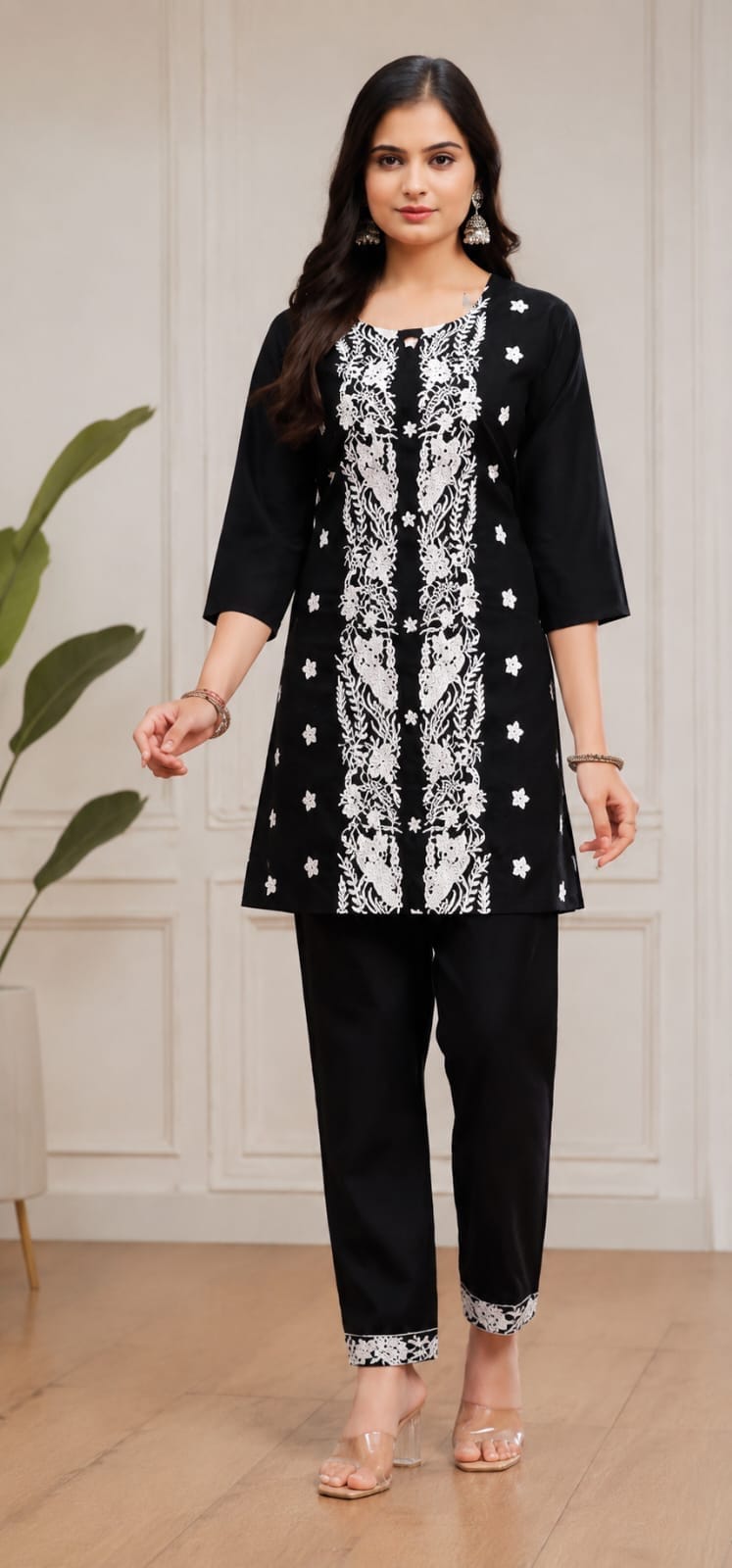 Qivara | Chanderi Co-ord Set